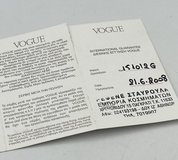 Αυτόματο αντρικό ρολόι Vogue! Αφόρετο. 45x43mm - Image 6
